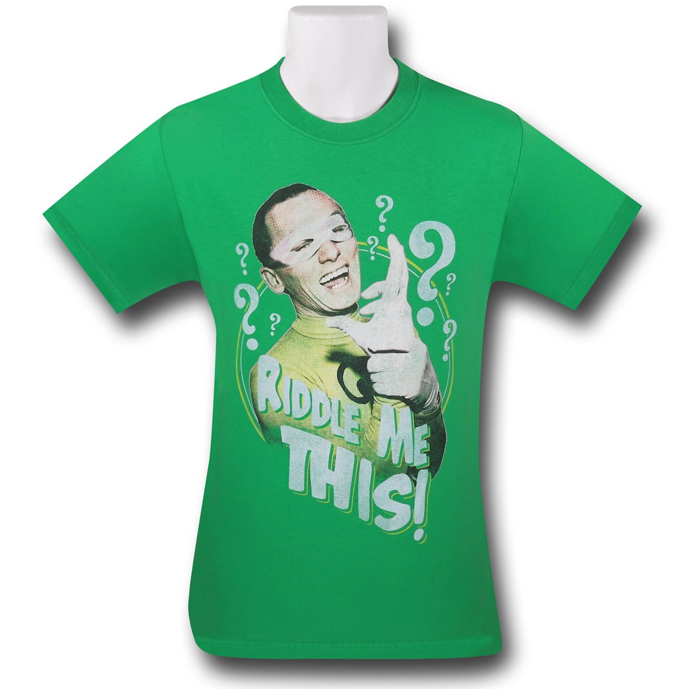 Batman 66 Riddler Riddle Me This Green T-Shirt, Green