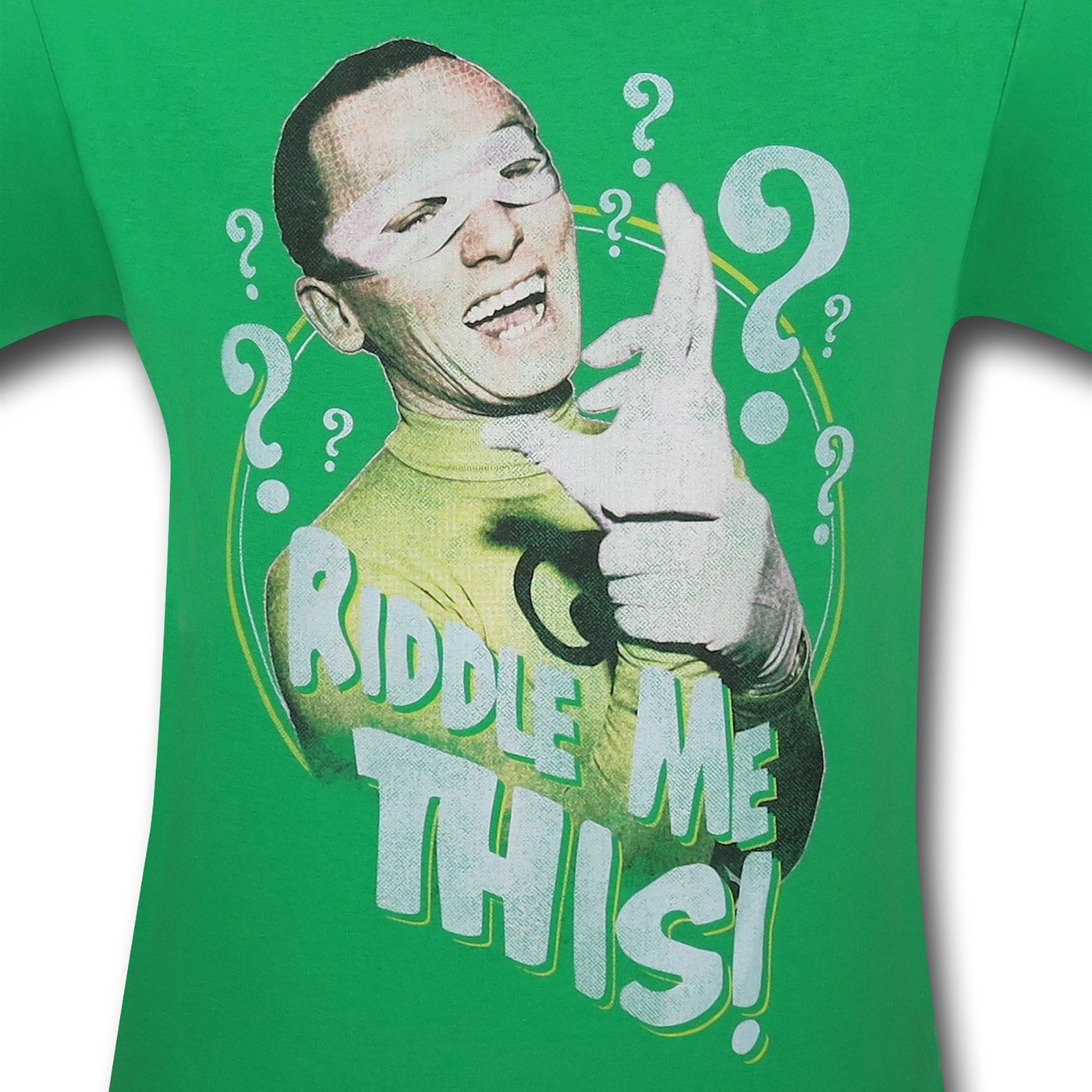 green riddler shirt