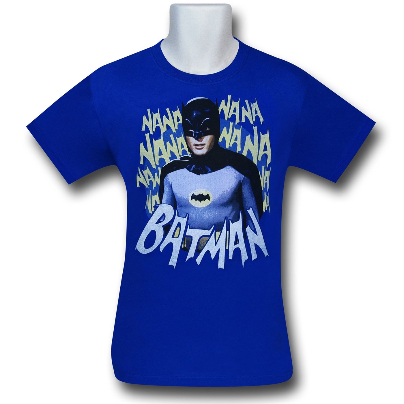 Batman 66 Theme Background Royal Blue T-Shirt, Blue