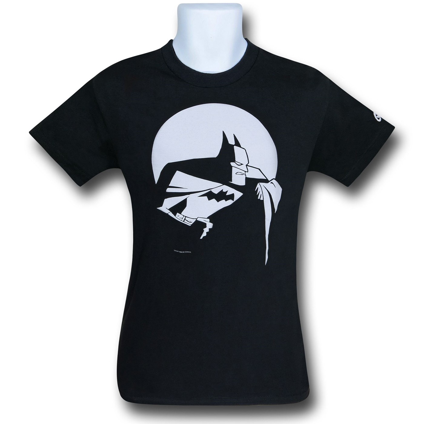Batman Animated Searchlight T-Shirt, Black