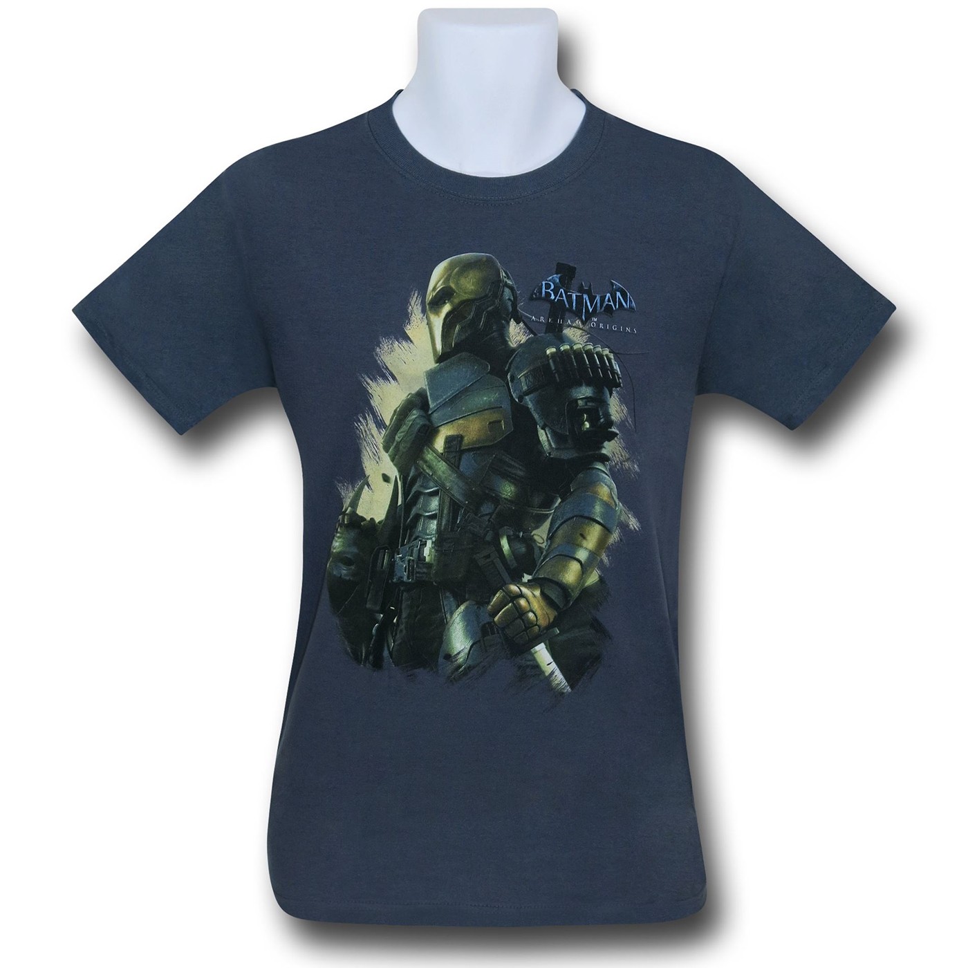 Batman Arkham Origins Deathstroke T-Shirt, Grey