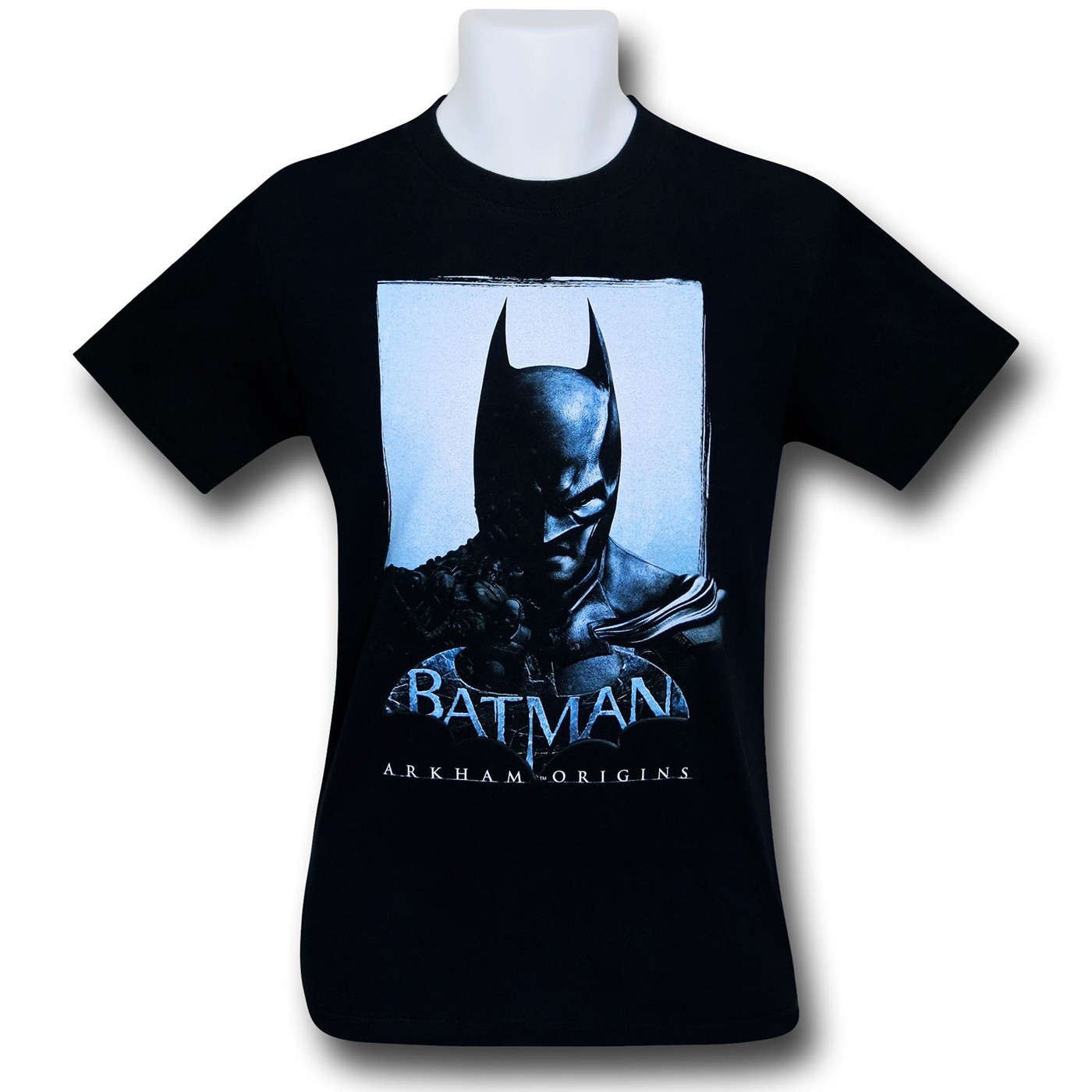 Batman Image Arkham Origins T-Shirt, Black