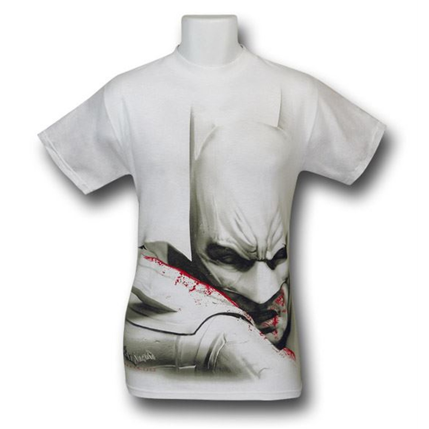 Batman Arkham City Bloodied T-Shirt, White