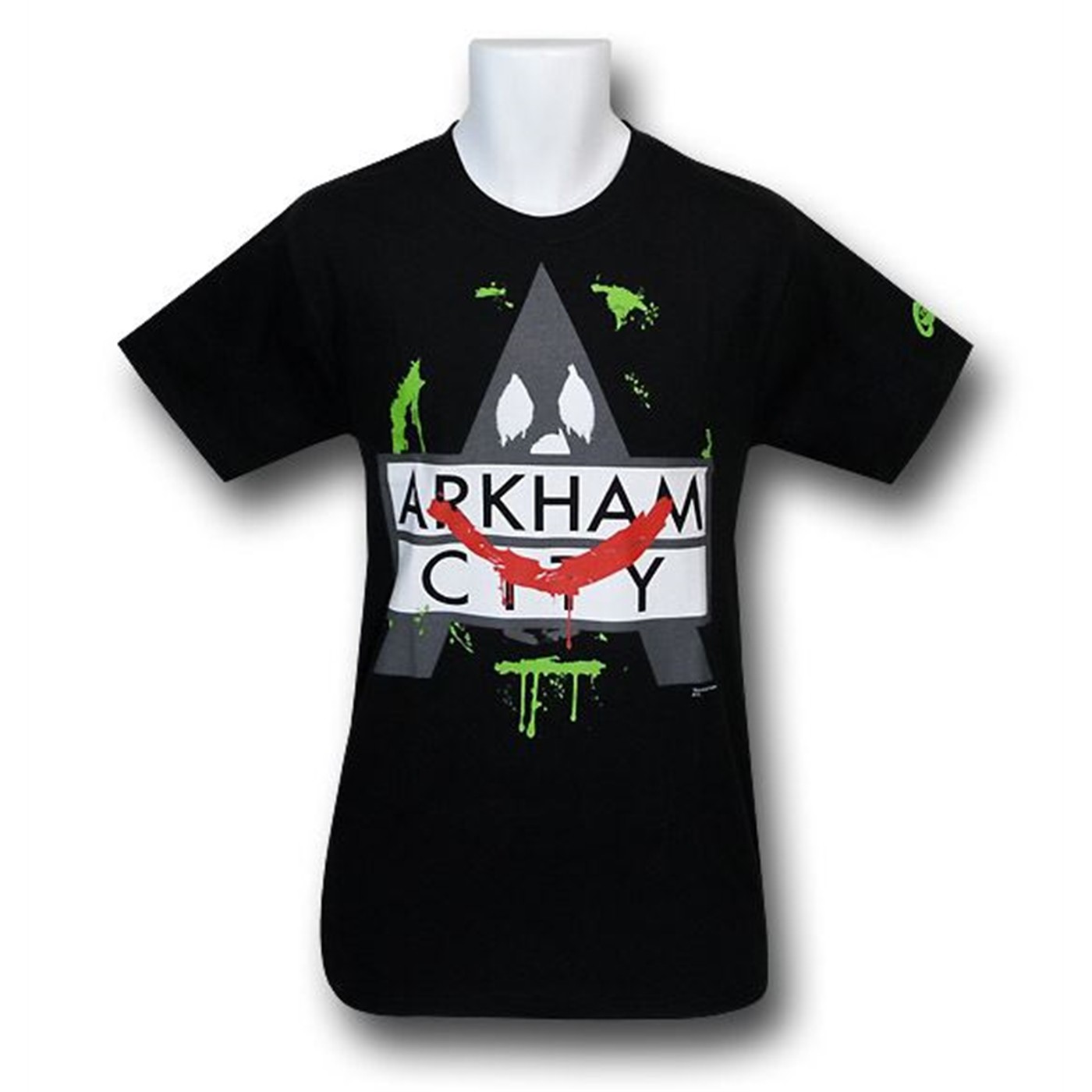 Arkham City Joker's Symbol T-Shirt, Black