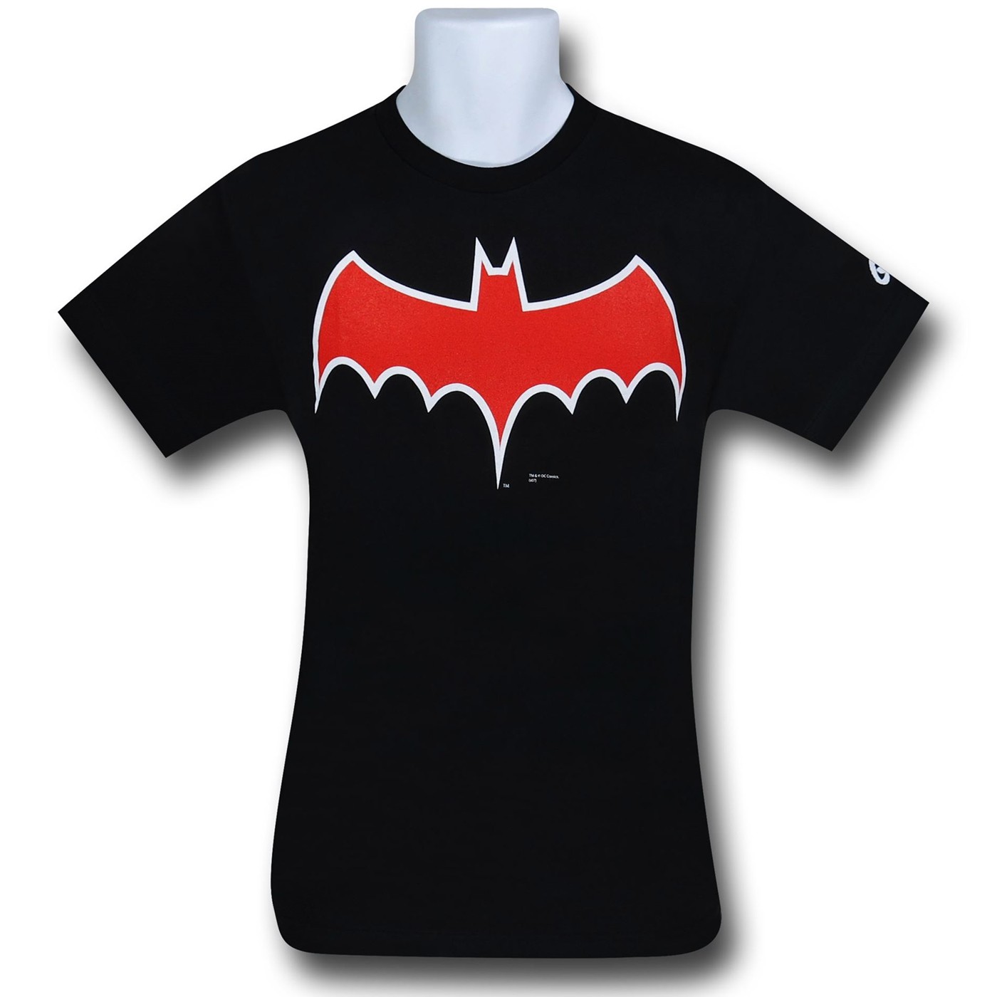 Batman West Batmobile Symbol T-Shirt, Black