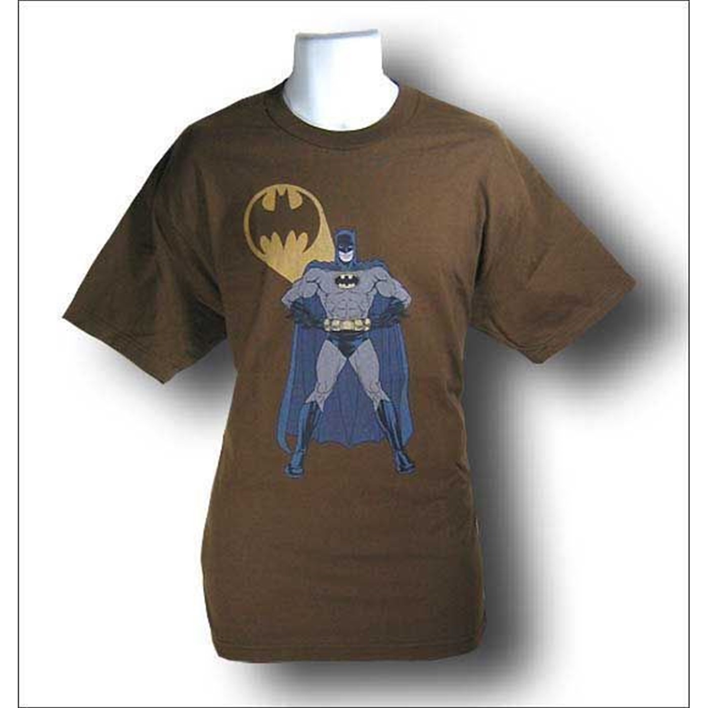 Batman Arms Akimbo T-Shirt, Brown