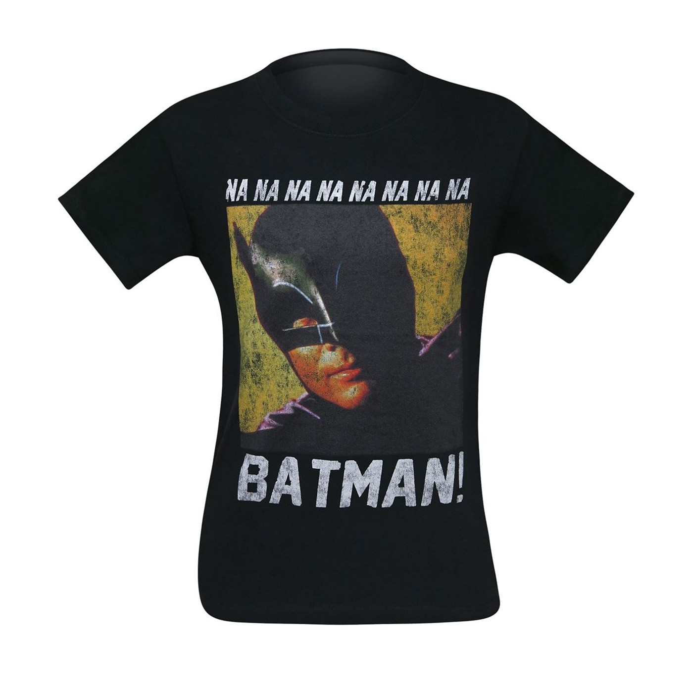 Adam West Batman NA NA NA Tribute Men's T-Shirt, Black