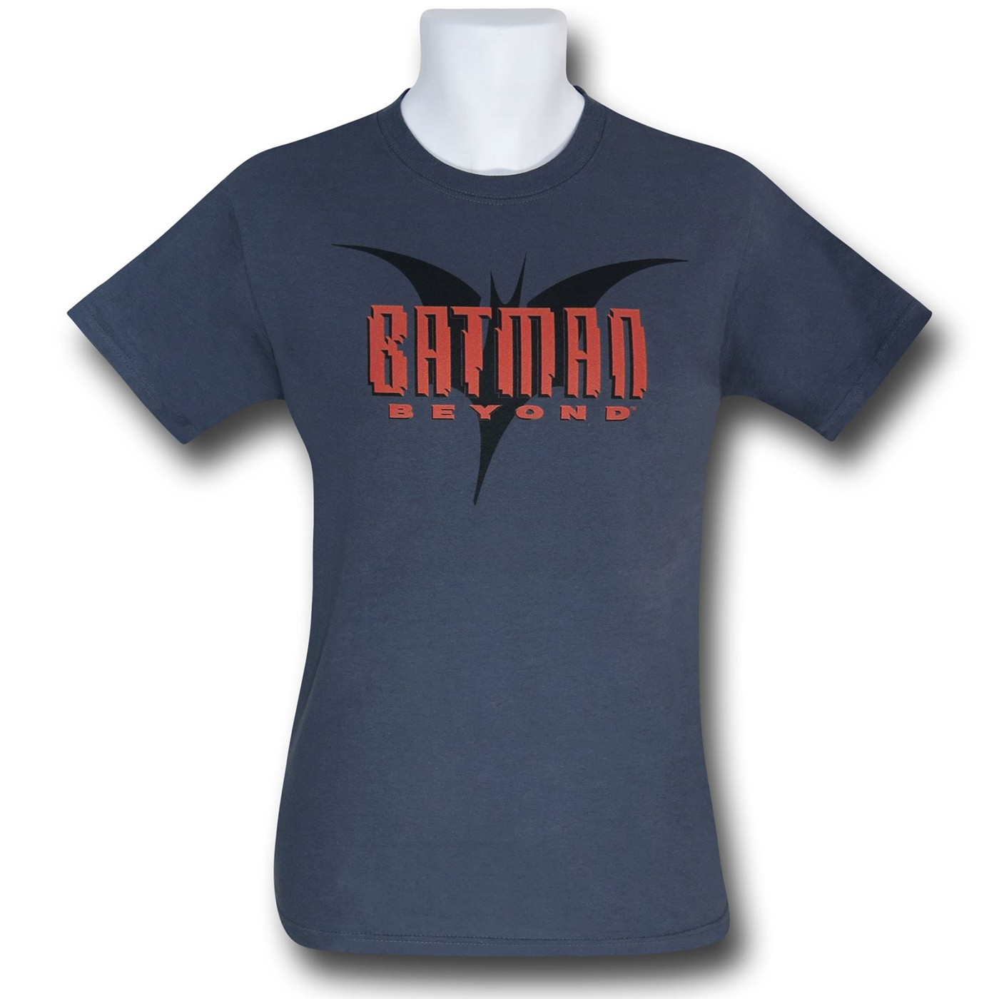 Batman Beyond Logo Charcoal T-Shirt, Grey