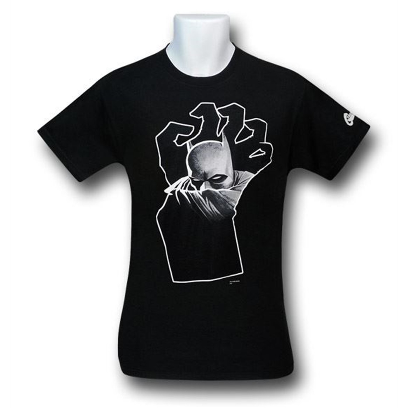 Batman Black Glove T-Shirt, Black