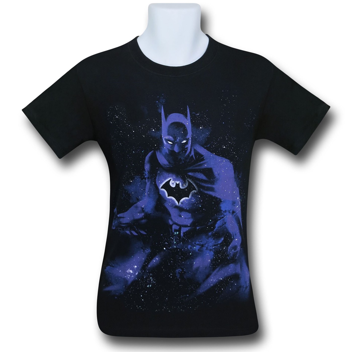 Batman Black Light Storm T-Shirt, Black