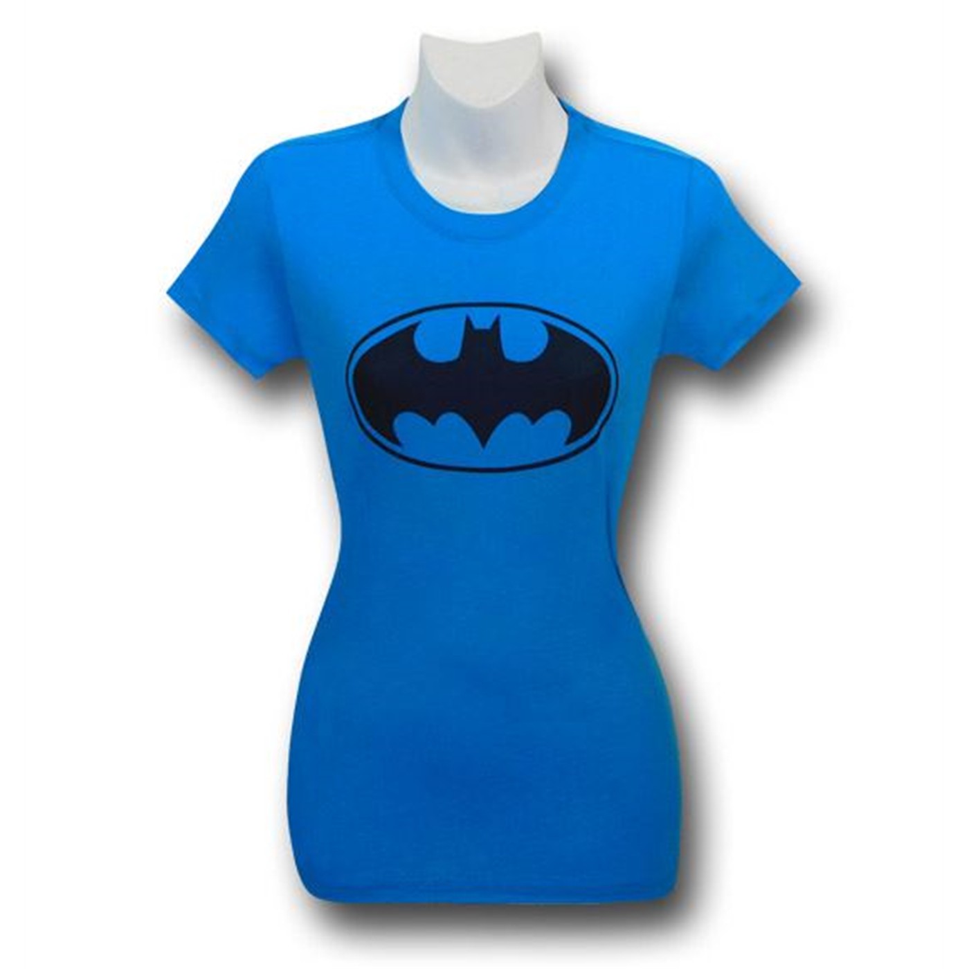 Batman Symbol Women's Blue T-Shirt, Blue