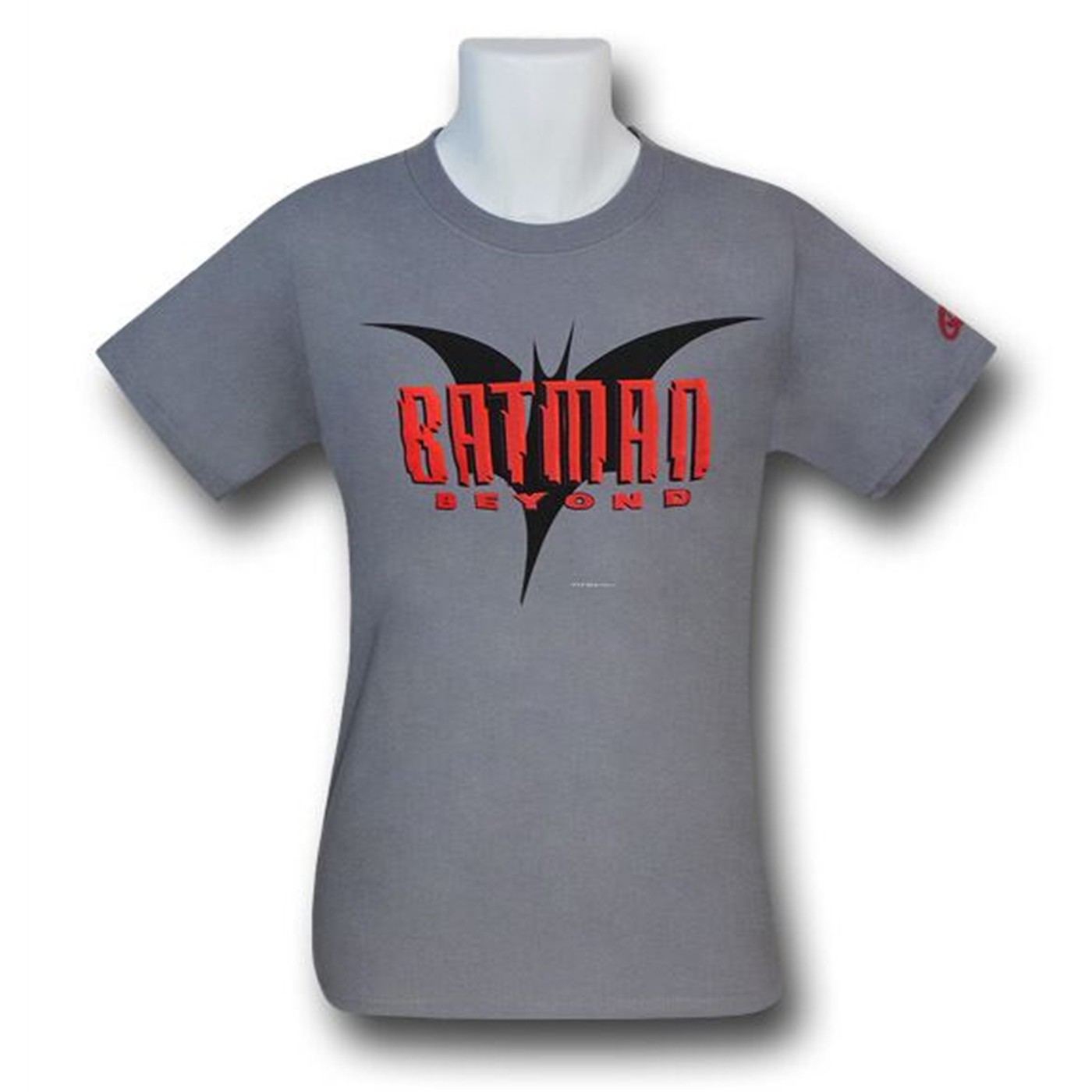 Batman Beyond Logo on Grey T-Shirt, Grey