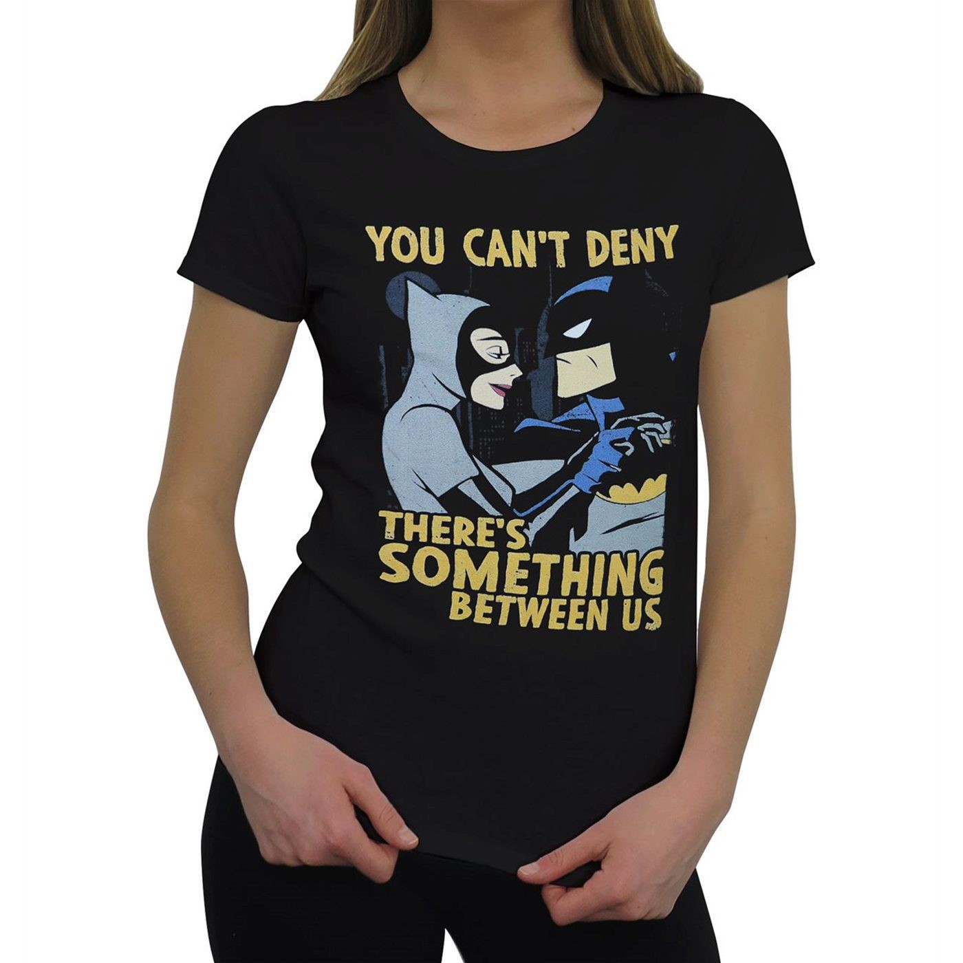 Batman & Catwoman Can't Deny Women's T-Shirt, Black