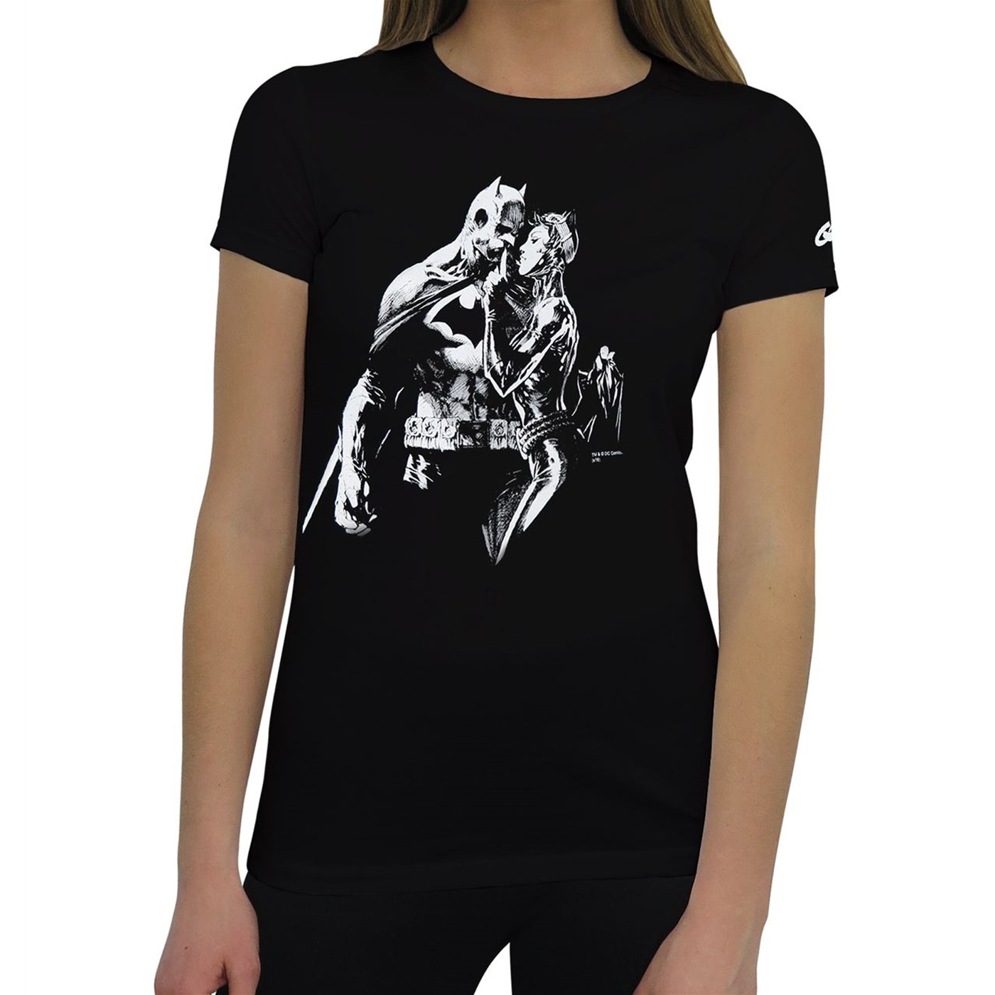 Batman & Catwoman Hush Women's T-Shirt, Black