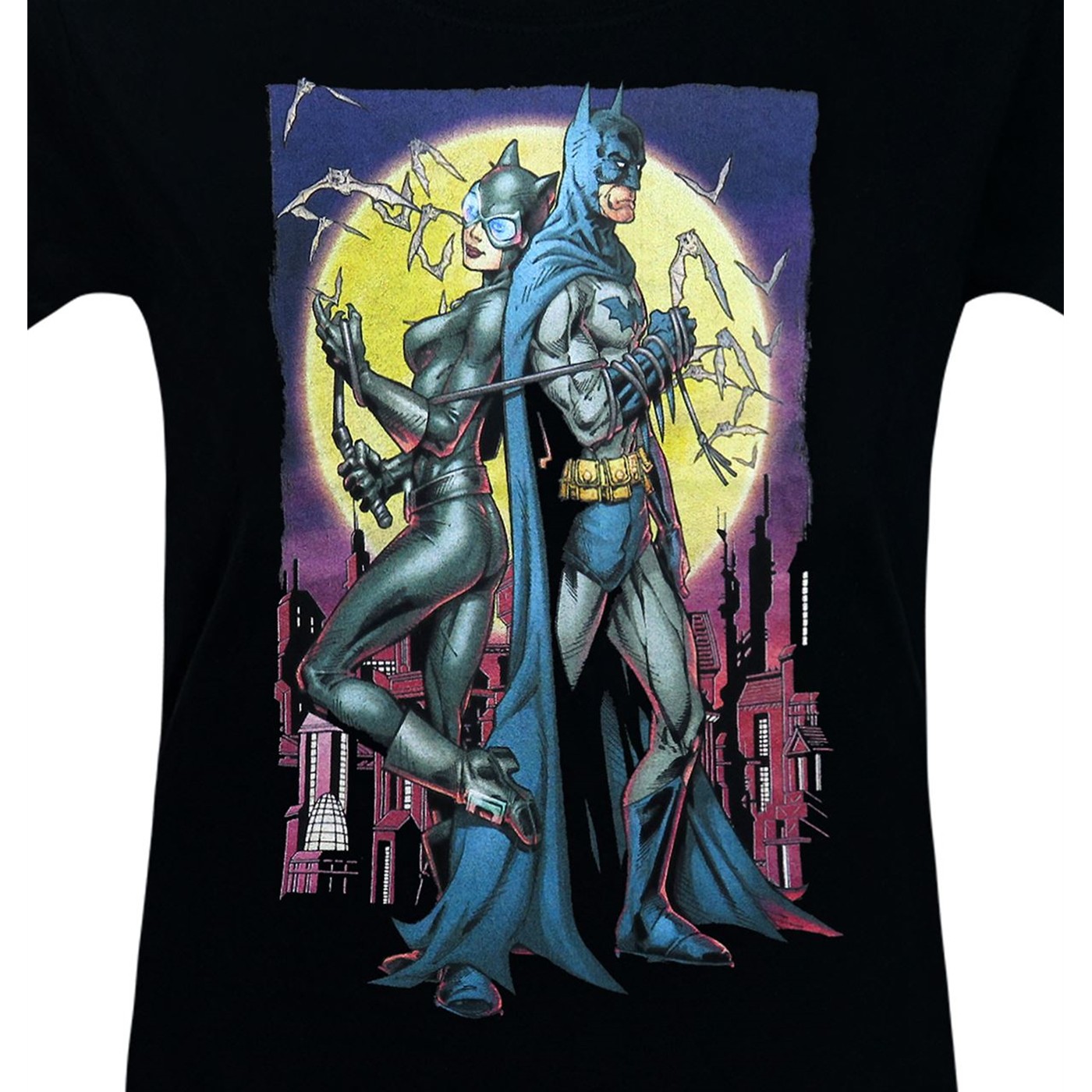 Batman Catwoman Wrap Womens TShirt