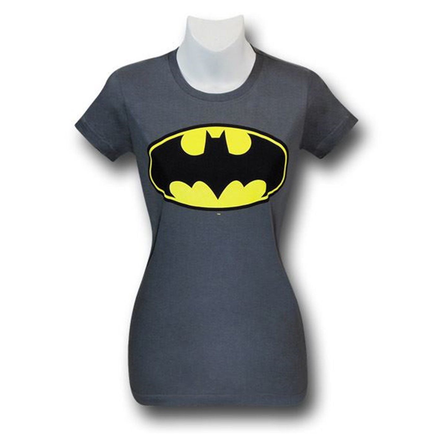 Batman Women's Symbol Charcoal T-Shirt