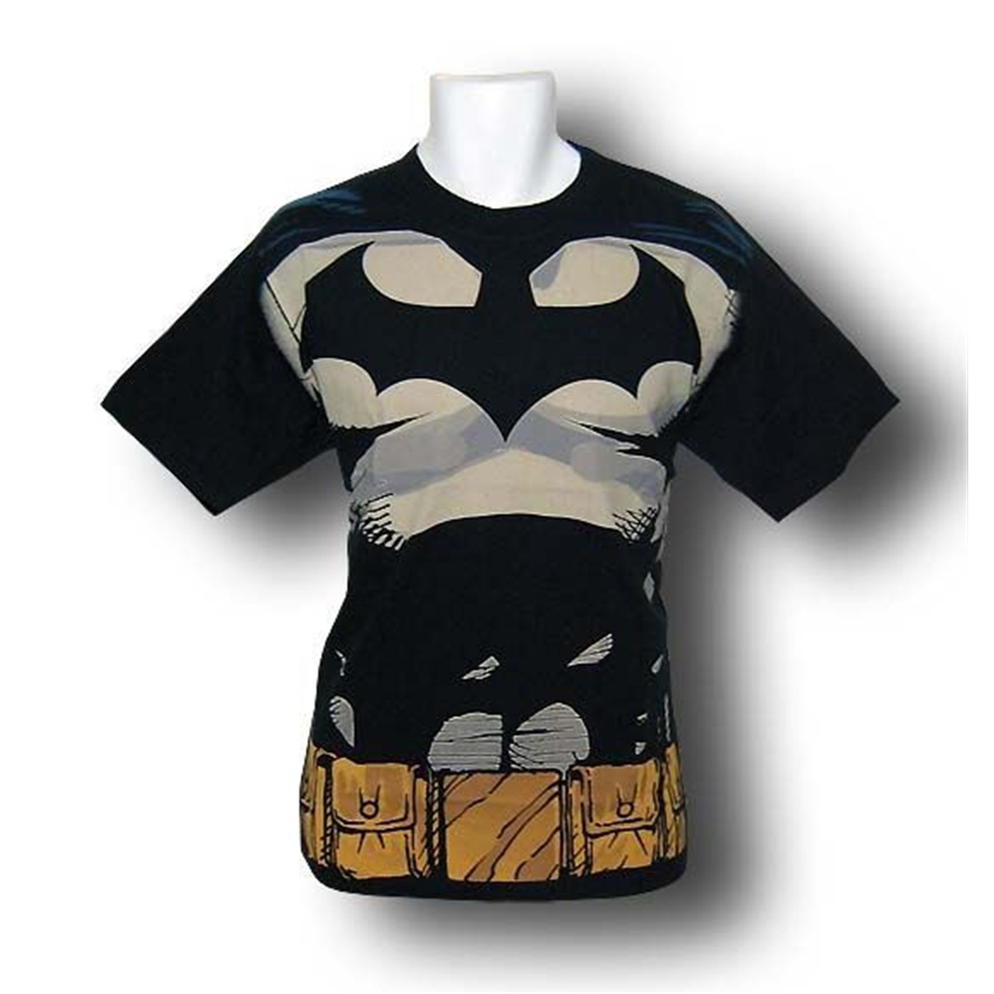 Batman Illustrated Muscles Costume T-Shirt, Black