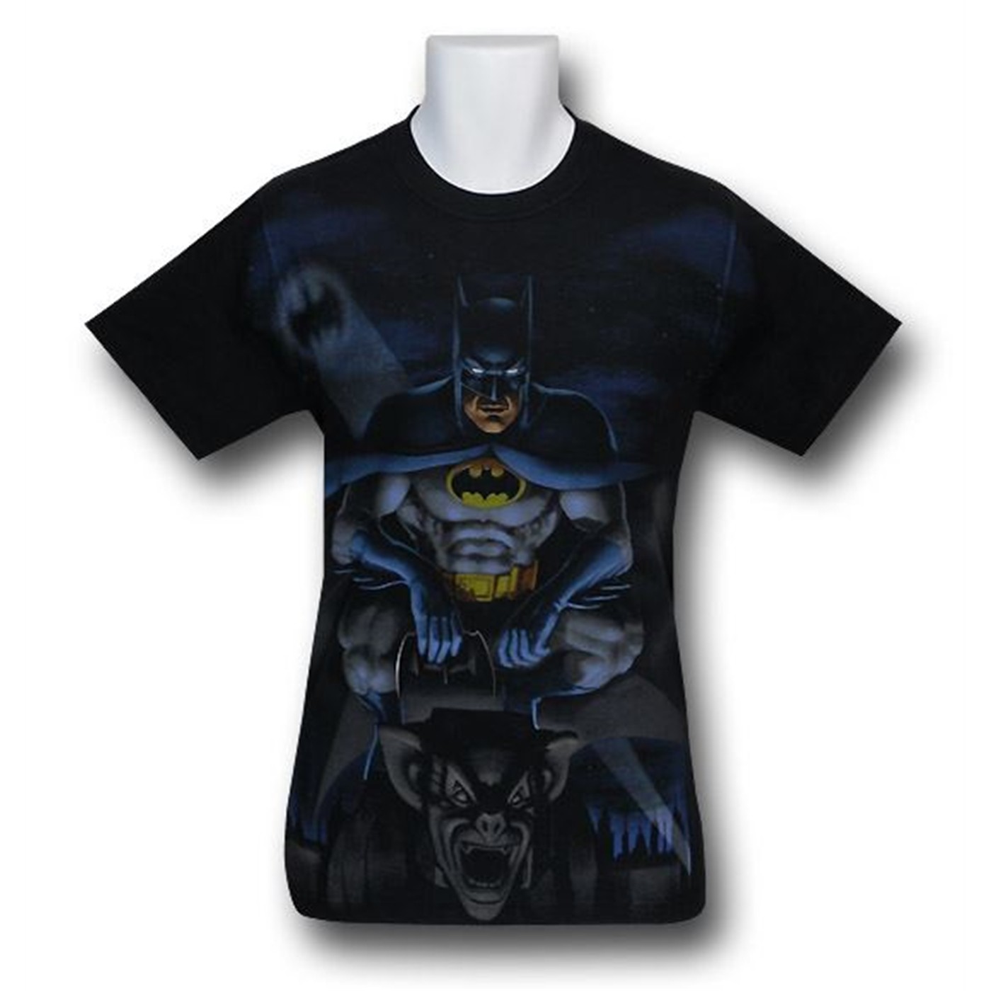 Batman Crouching Knight T-Shirt, Black