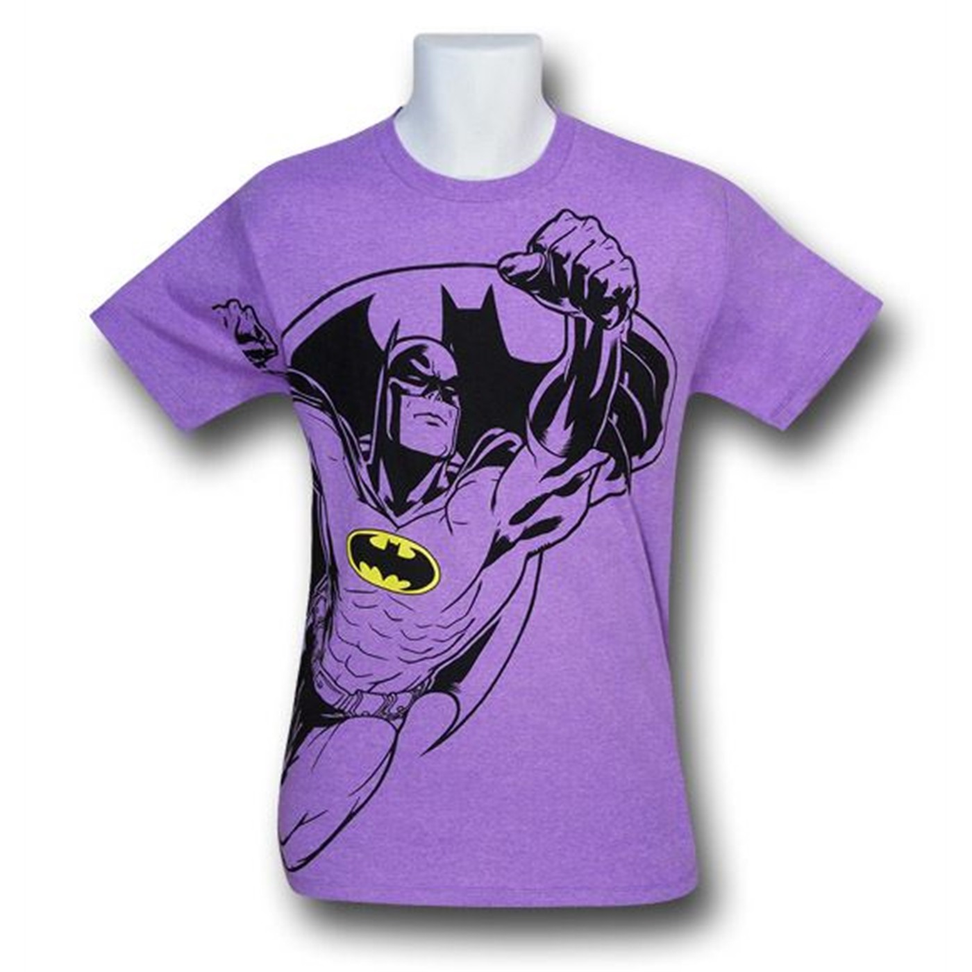 Batman Purple Knight Punch T-Shirt, Purple