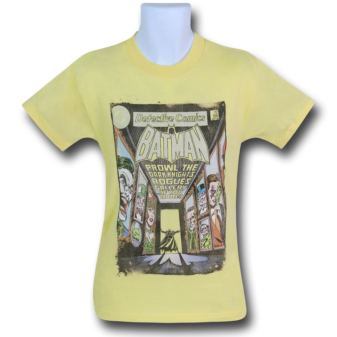Batman Detective 566 Yellow T-Shirt, Yellow
