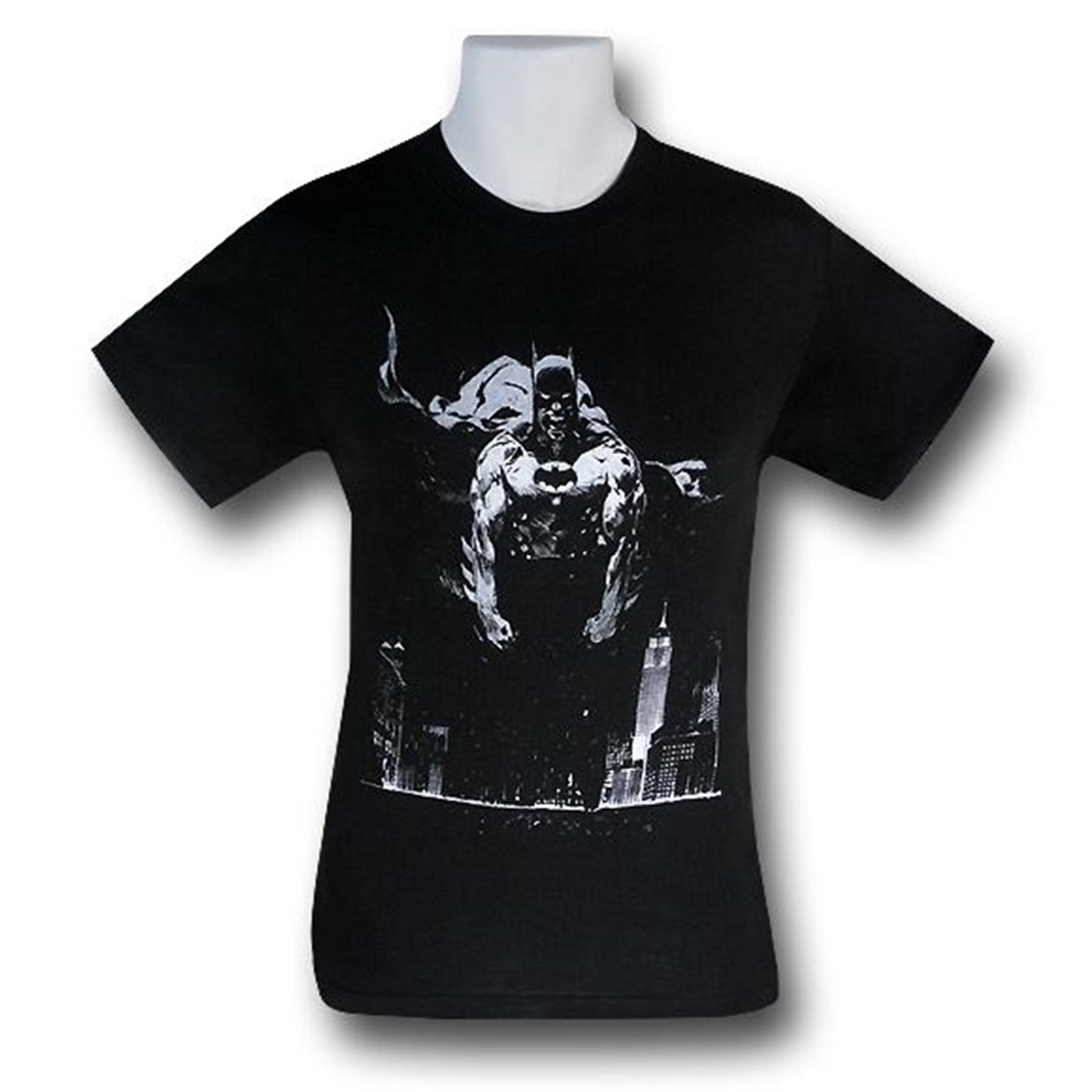 Batman Dirty City T-Shirt, Black
