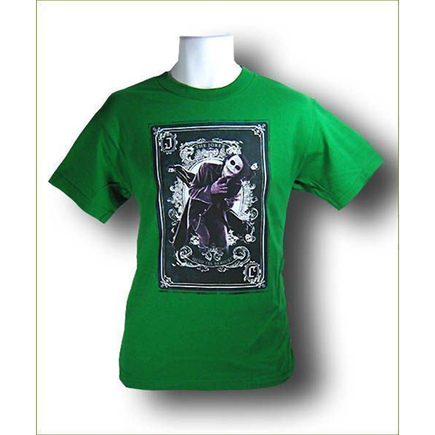Batman Dark Knight Movie - Joker Quid Ita Serious T-Shi