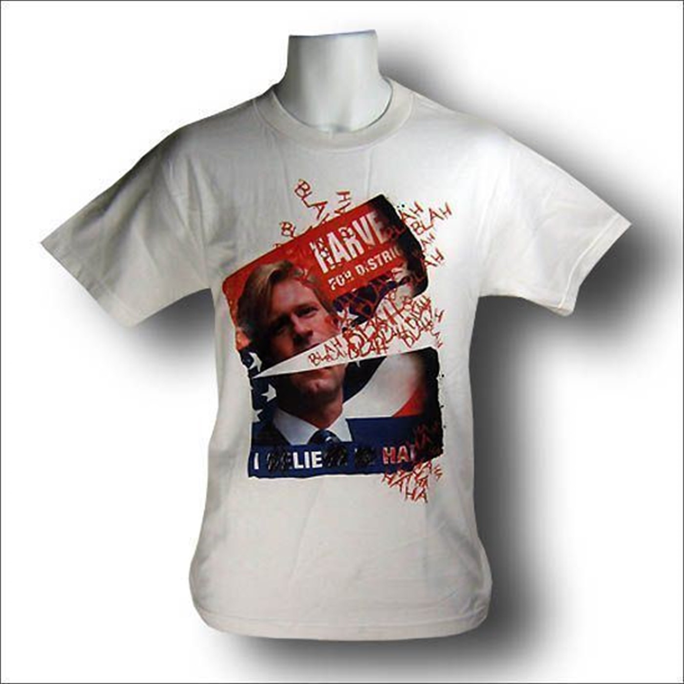 Harvey Dent T-Shirt from Dark Knight Movie, White