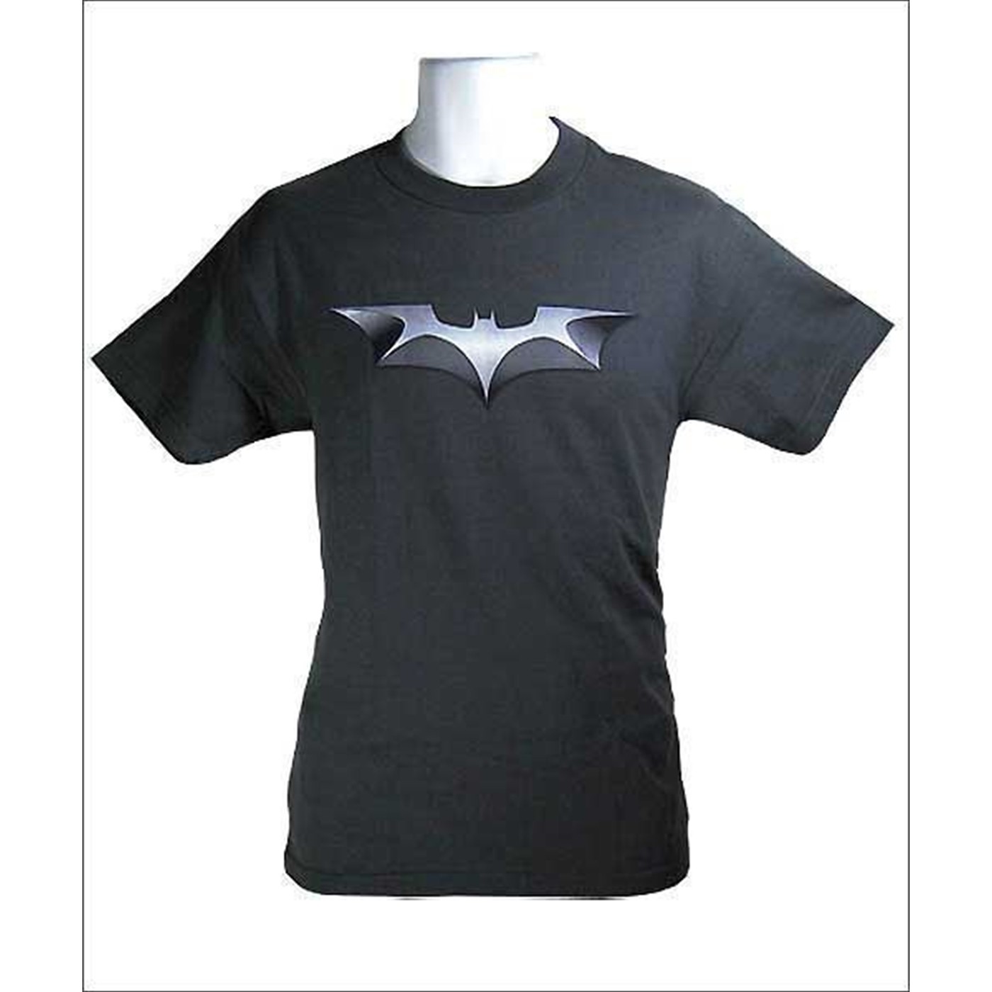 Batman Movie Dark Knight Heavy Metal Logo, Grey