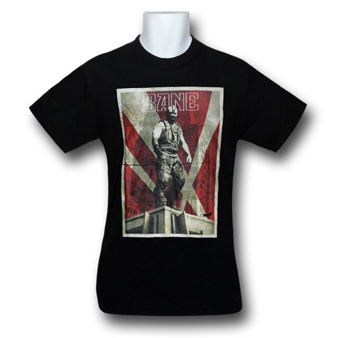 Dark Knight Rises Bane Martial Law T-Shirt, Black
