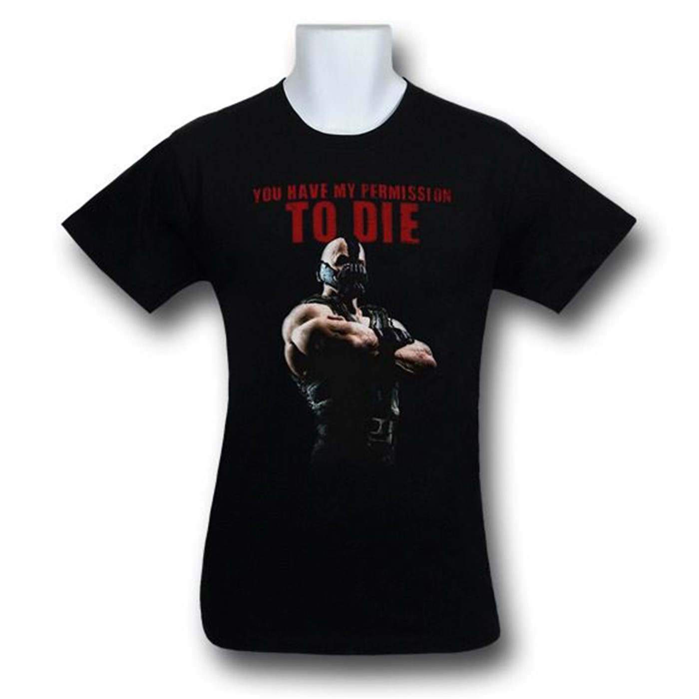 Dark Knight Rises Permission T-Shirt, Black
