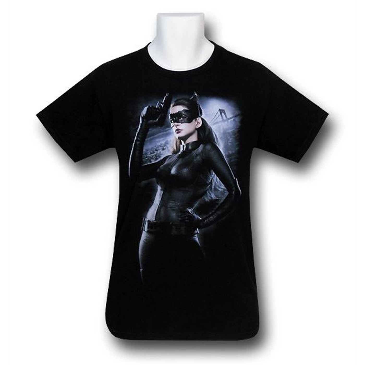 Dark Knight Rises Enter Catwoman T-Shirt, Black