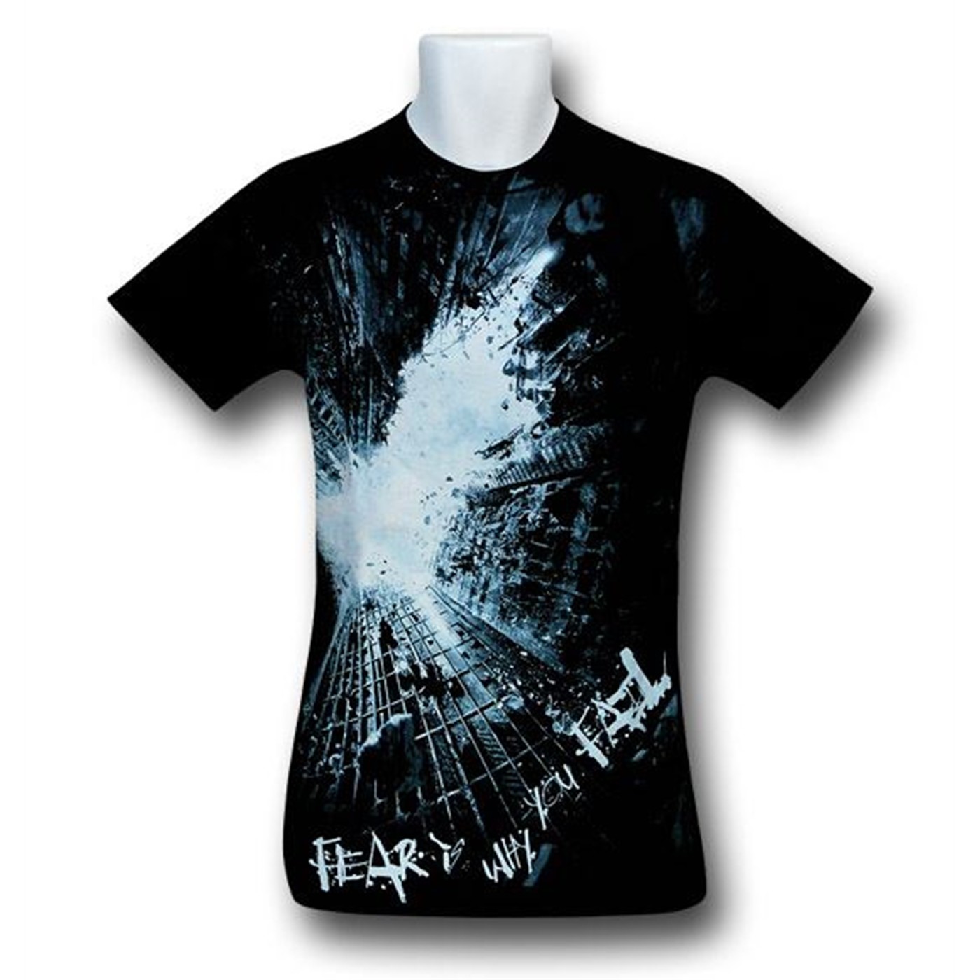 Dark Knight Rises Why You Fail T-Shirt, Black
