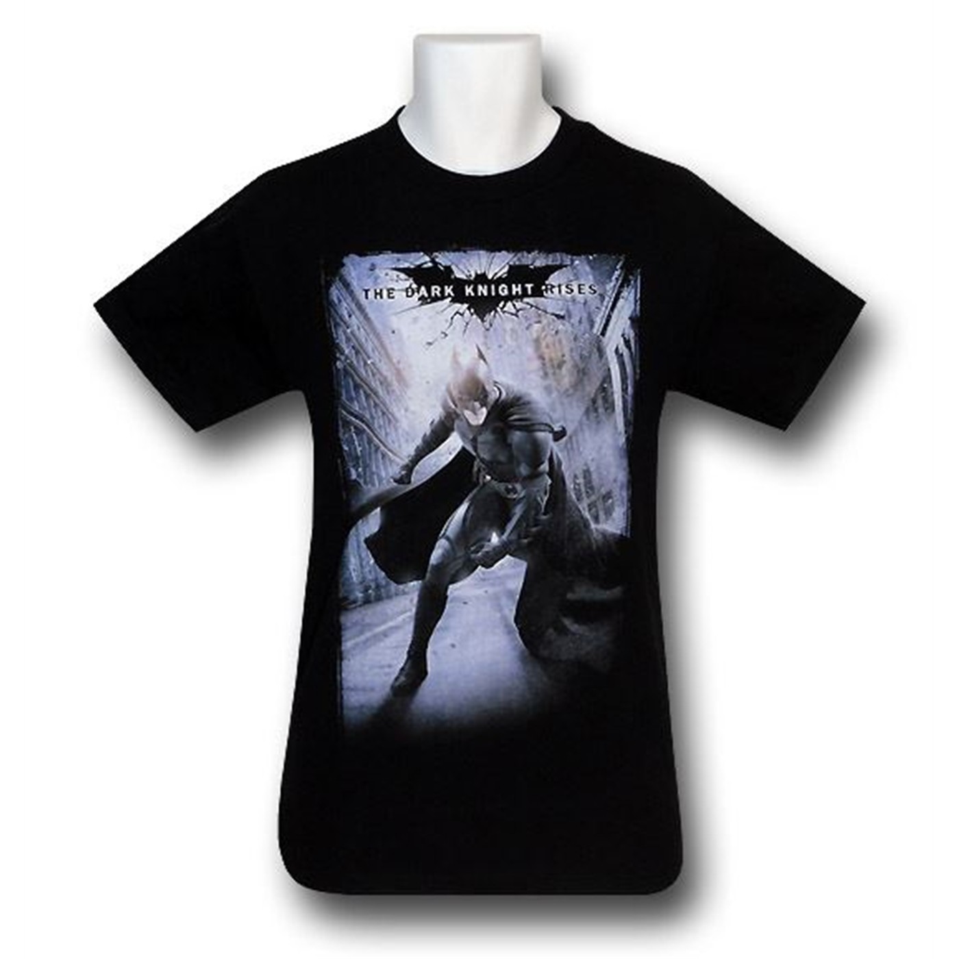 Dark Knight Rises Tough Streets T-Shirt, Black