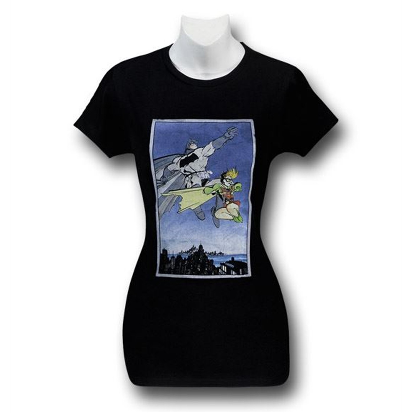 Batman Dark Knight Returns Women's T-Shirt, Blue