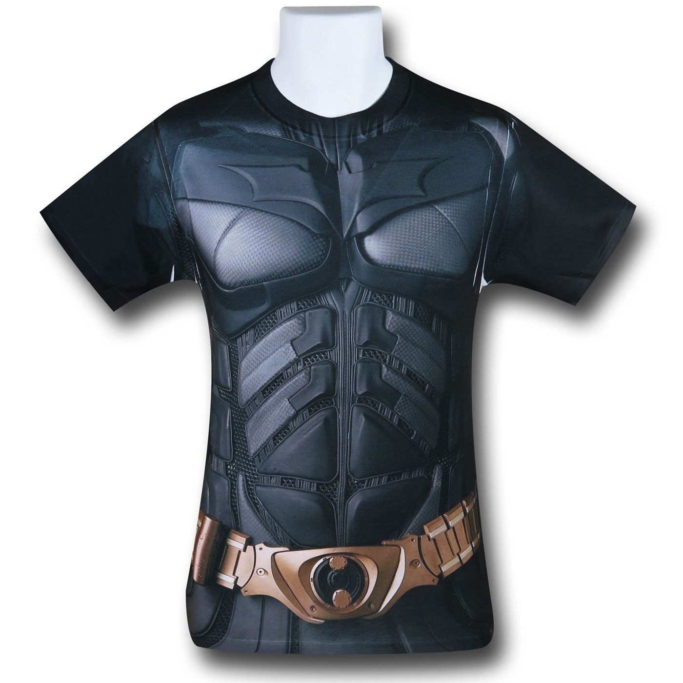 Batman Dark Knight Sublimated Costume T-Shirt, Black