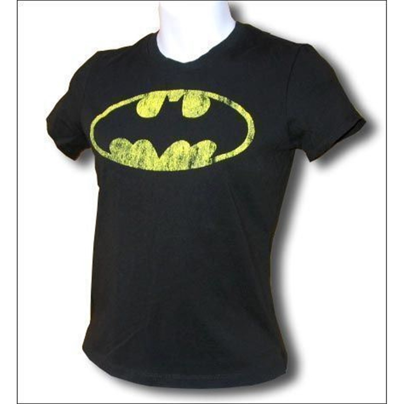 Batgirl Distressed Yellow Symbol T-Shirt