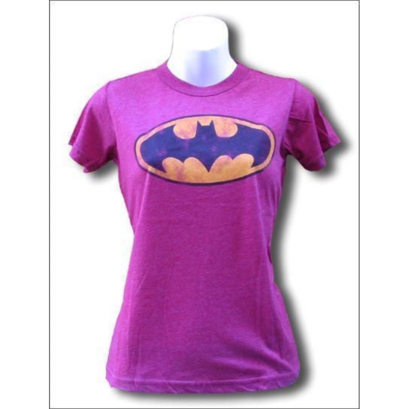 Batgirl Burgundy Symbol T-shirt