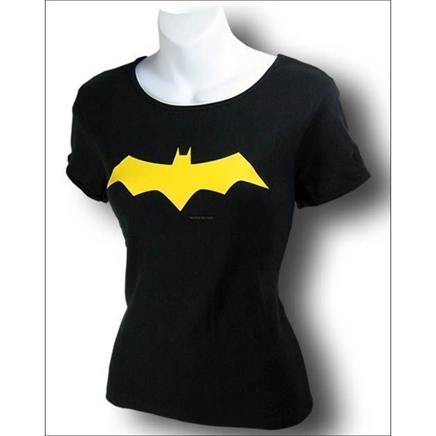 Batgirl Logo T-Shirt Classic Symbol, Black
