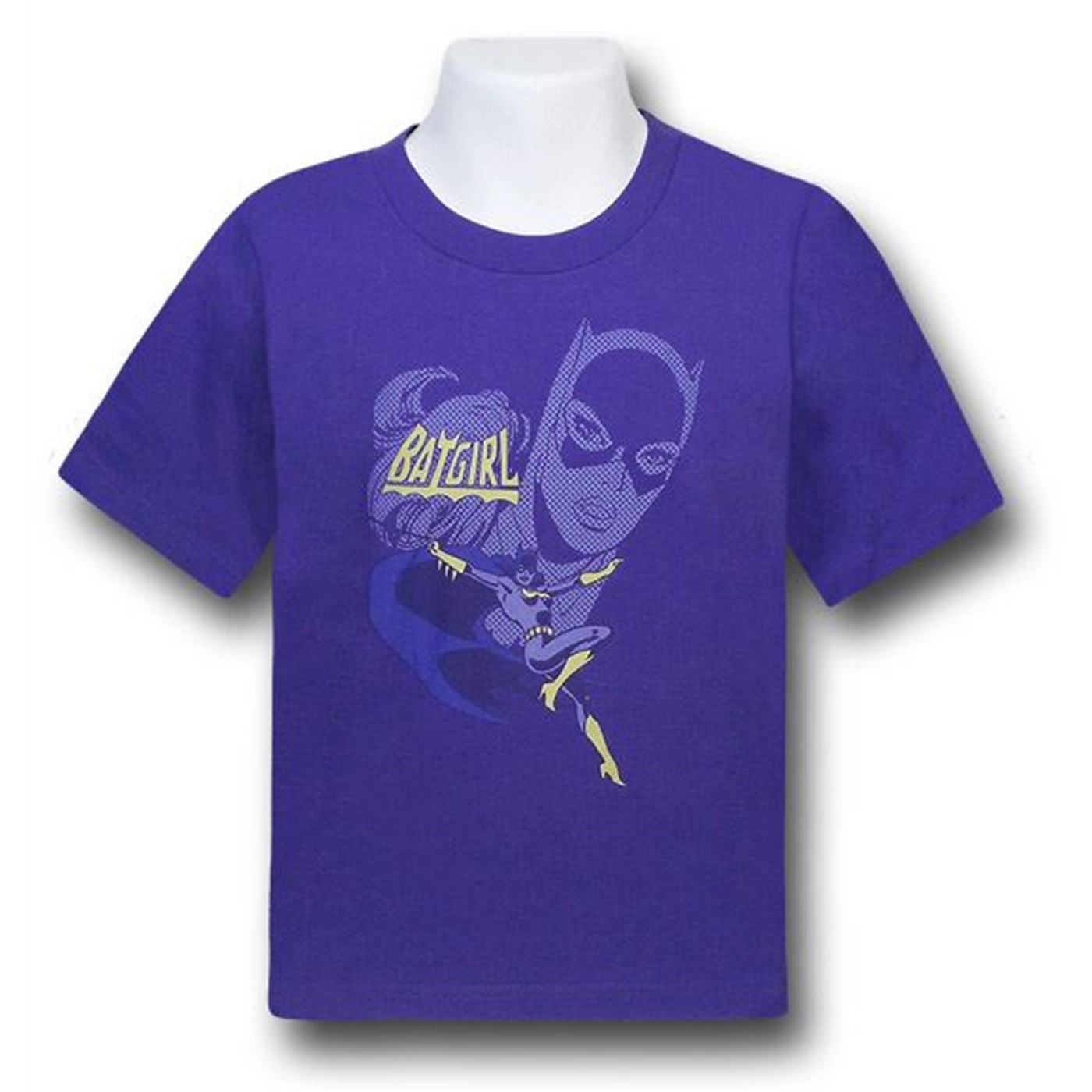 Batgirl Leap Purple Kids T-Shirt, Purple