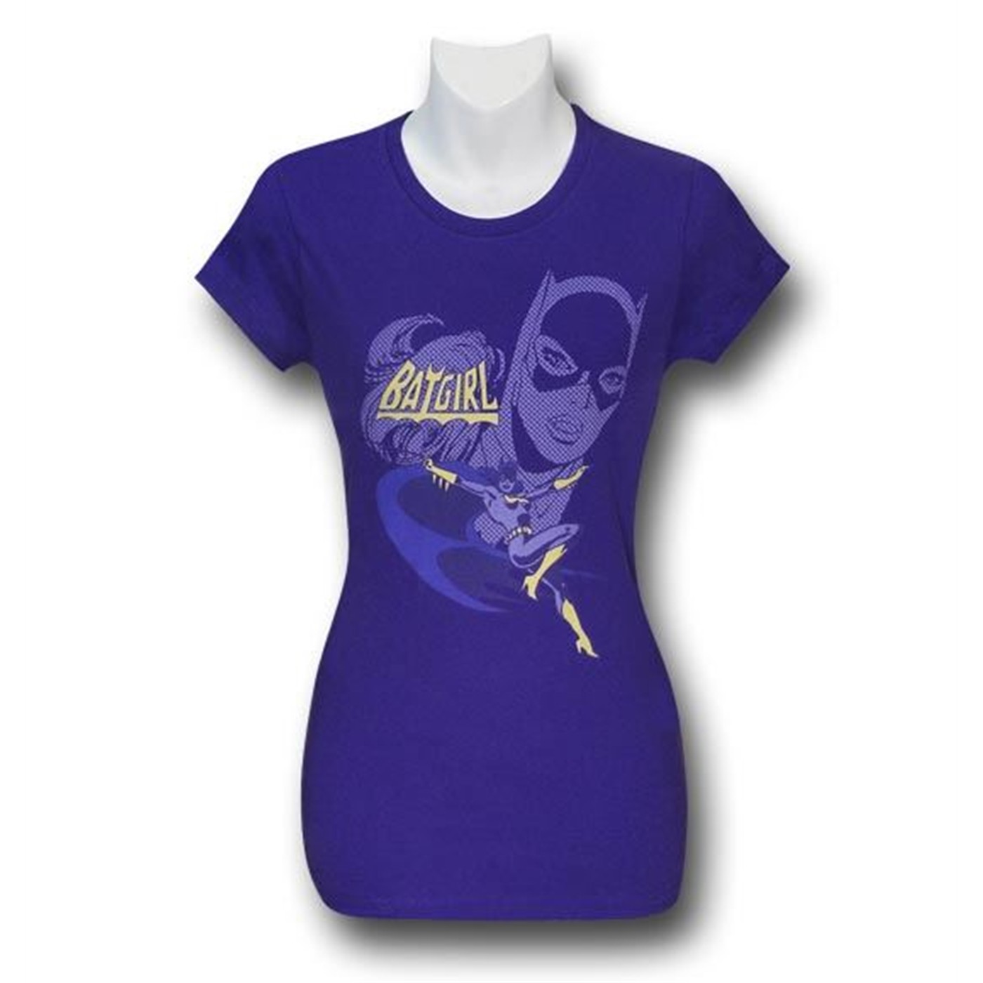 Batgirl Women's Purple Leap T-Shirt