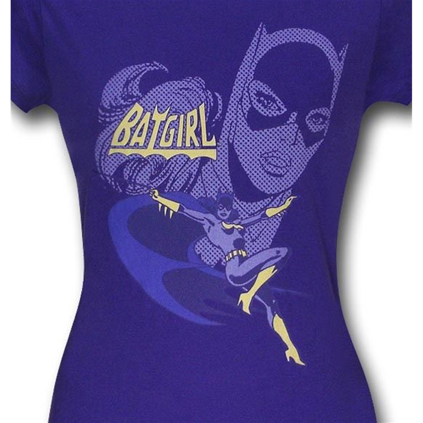 Batgirl Women's Purple Leap T-Shirt