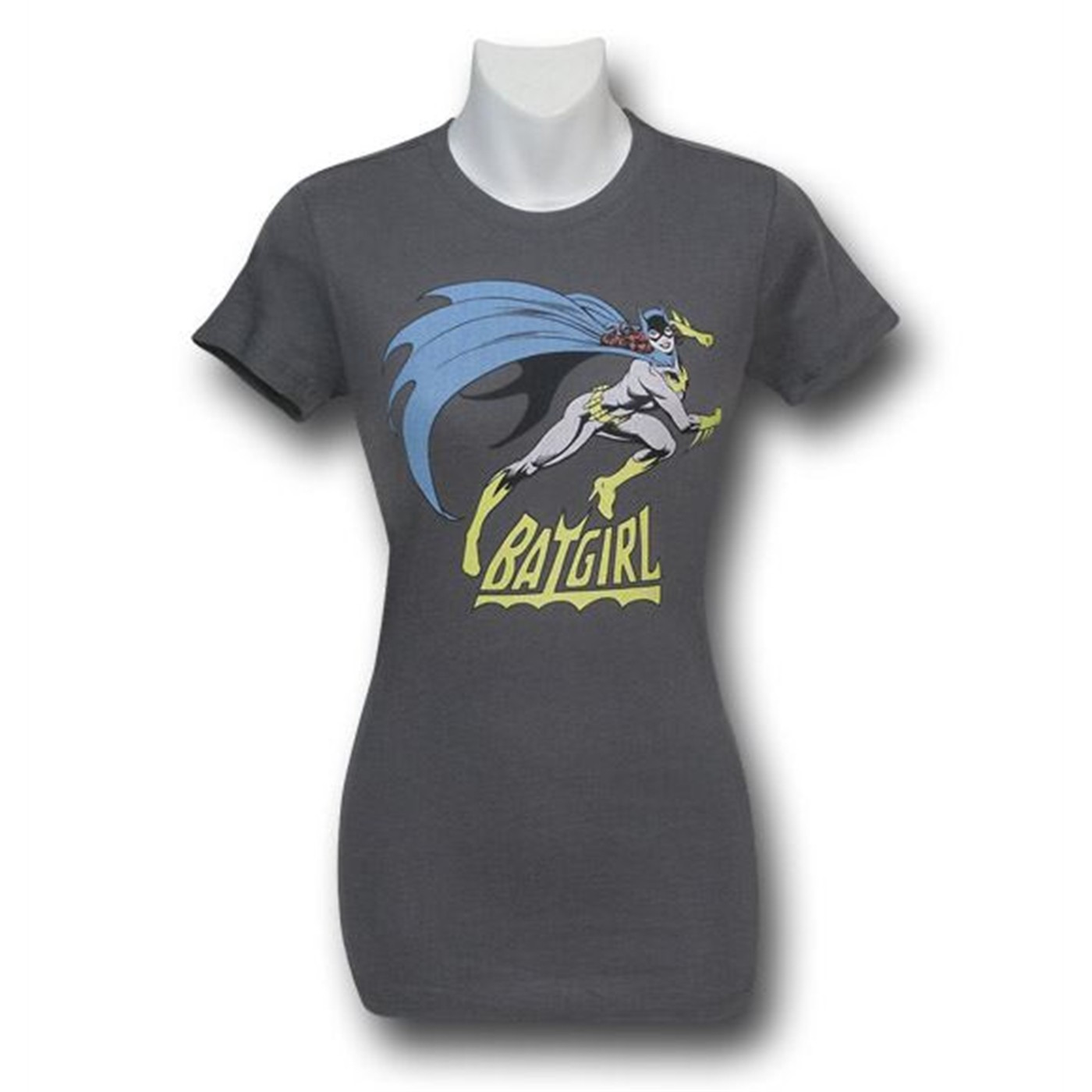 Batgirl Running Women's T-Shirt, Grey