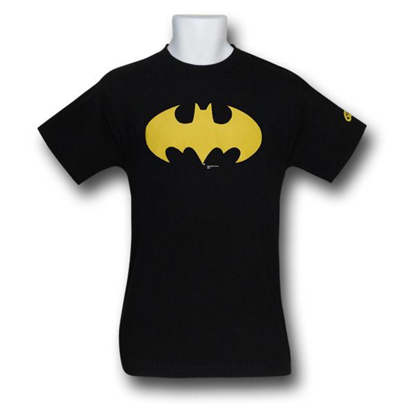 Batman Gold Bat Symbol T-Shirt, Black
