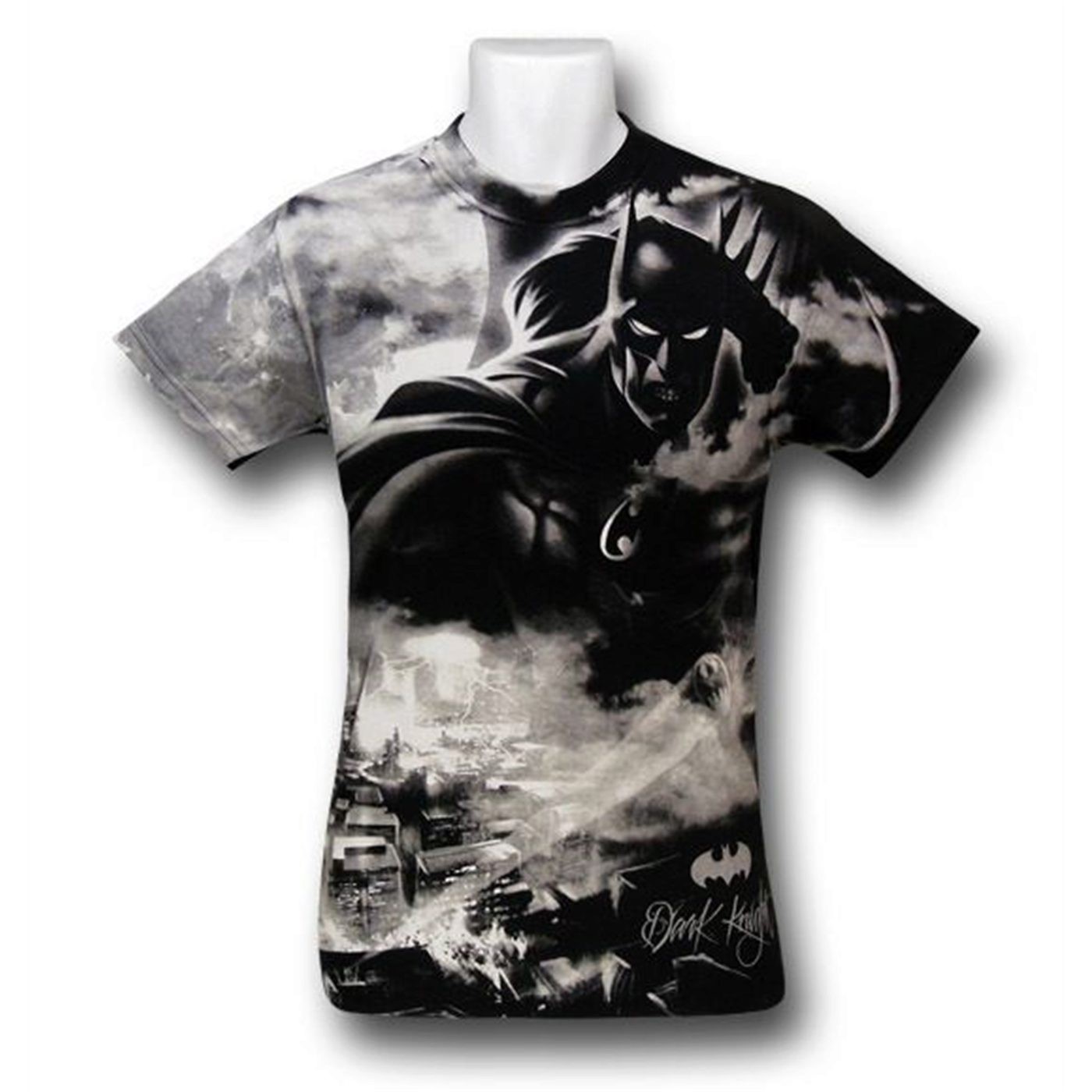 Batman Dark Knight Full Body Print T-Shirt, Black