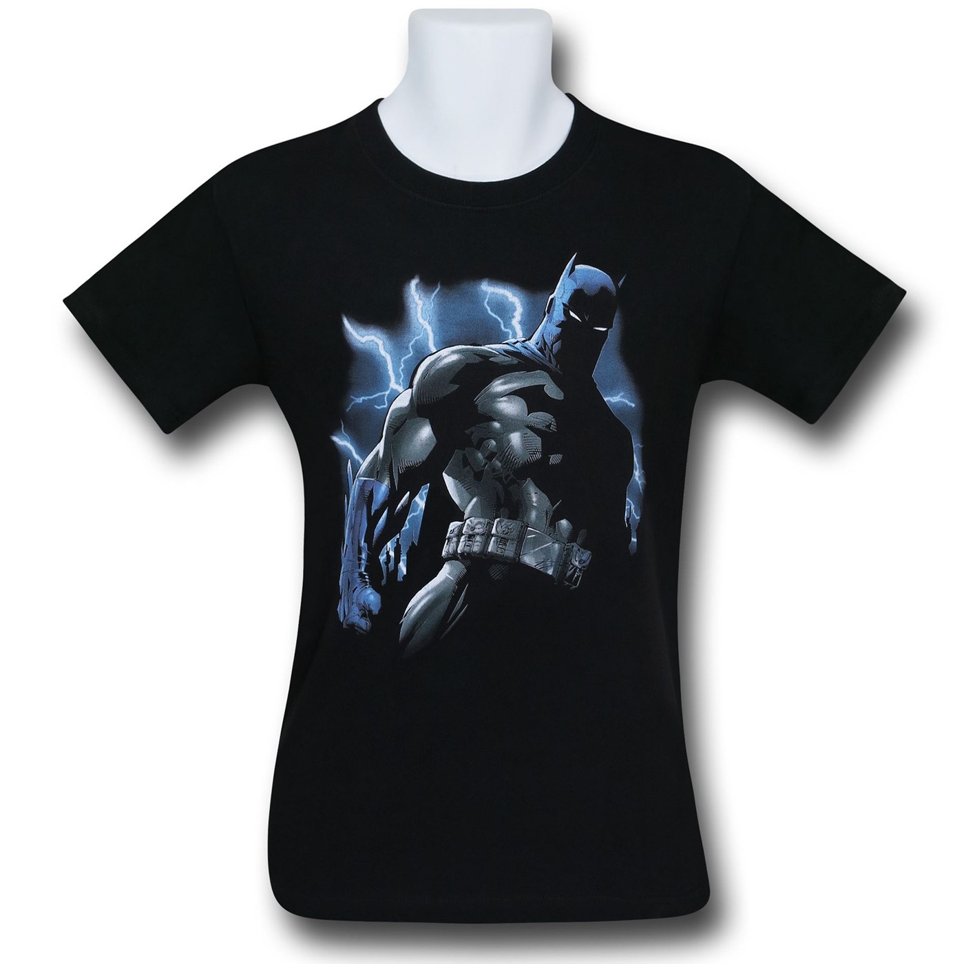 Batman Gotham Lightning T-Shirt, Black