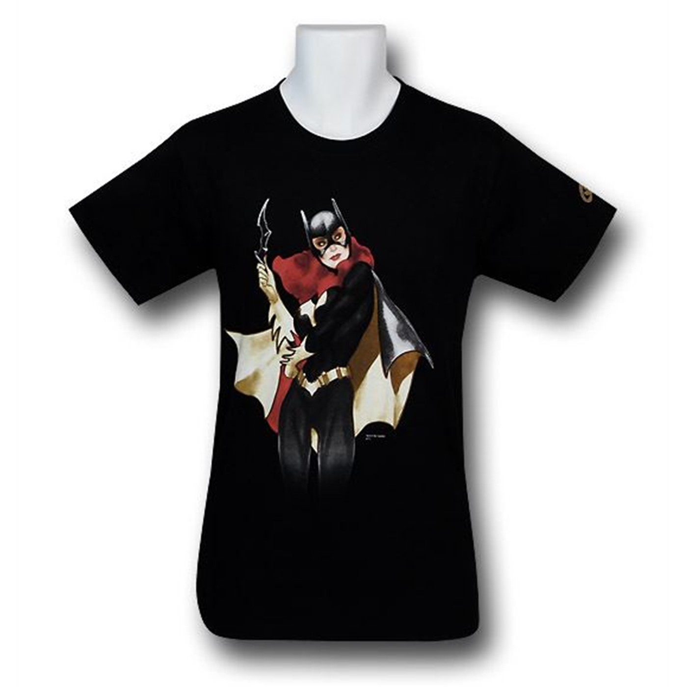 Batgirl by Adam Hughes T-Shirt, Black