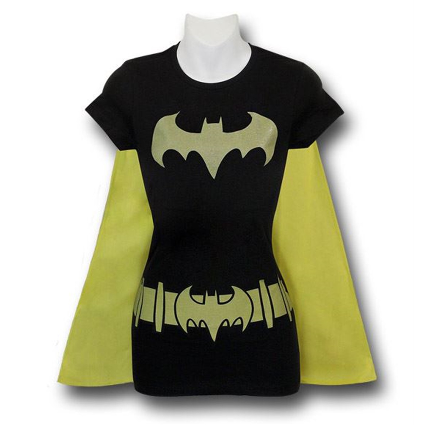 Batgirl Juniors Costume Caped TShirt