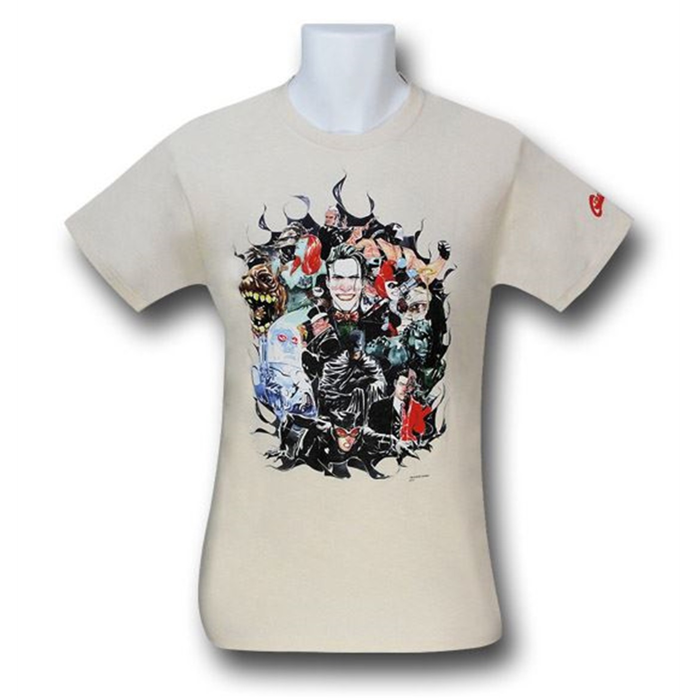 Batman Happy Family by Dustin Nguyen T-Shirt, Beige