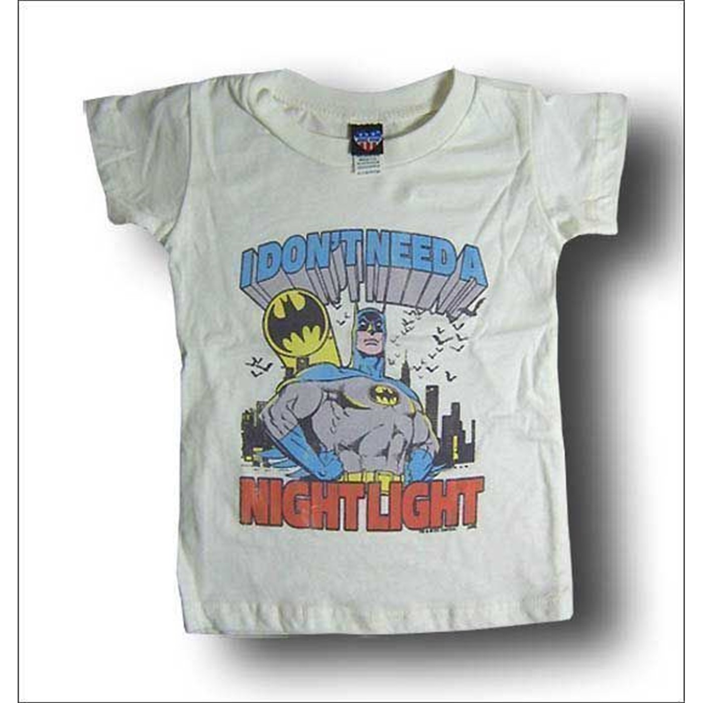 Batman Infant / Toddler Nite Lite T-Shirt, White
