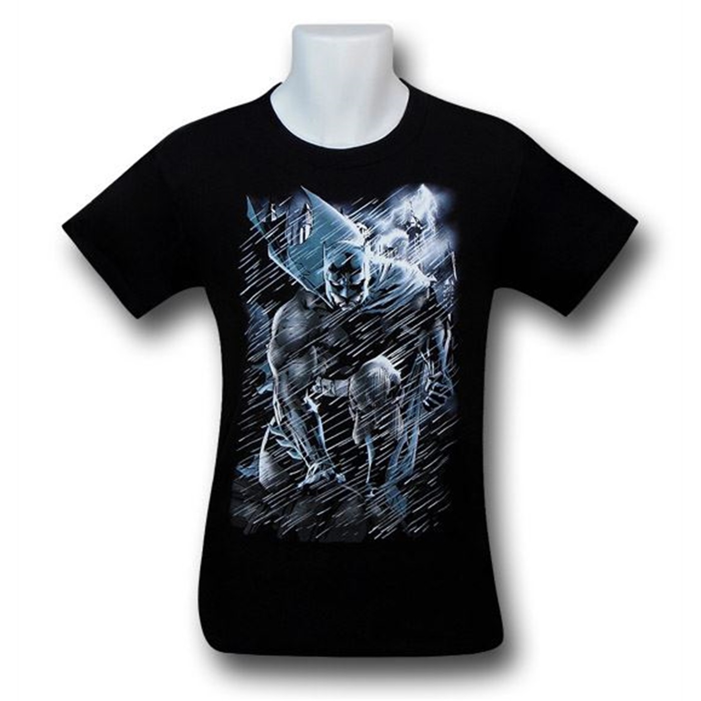 Batman in the Rain T-Shirt, Black